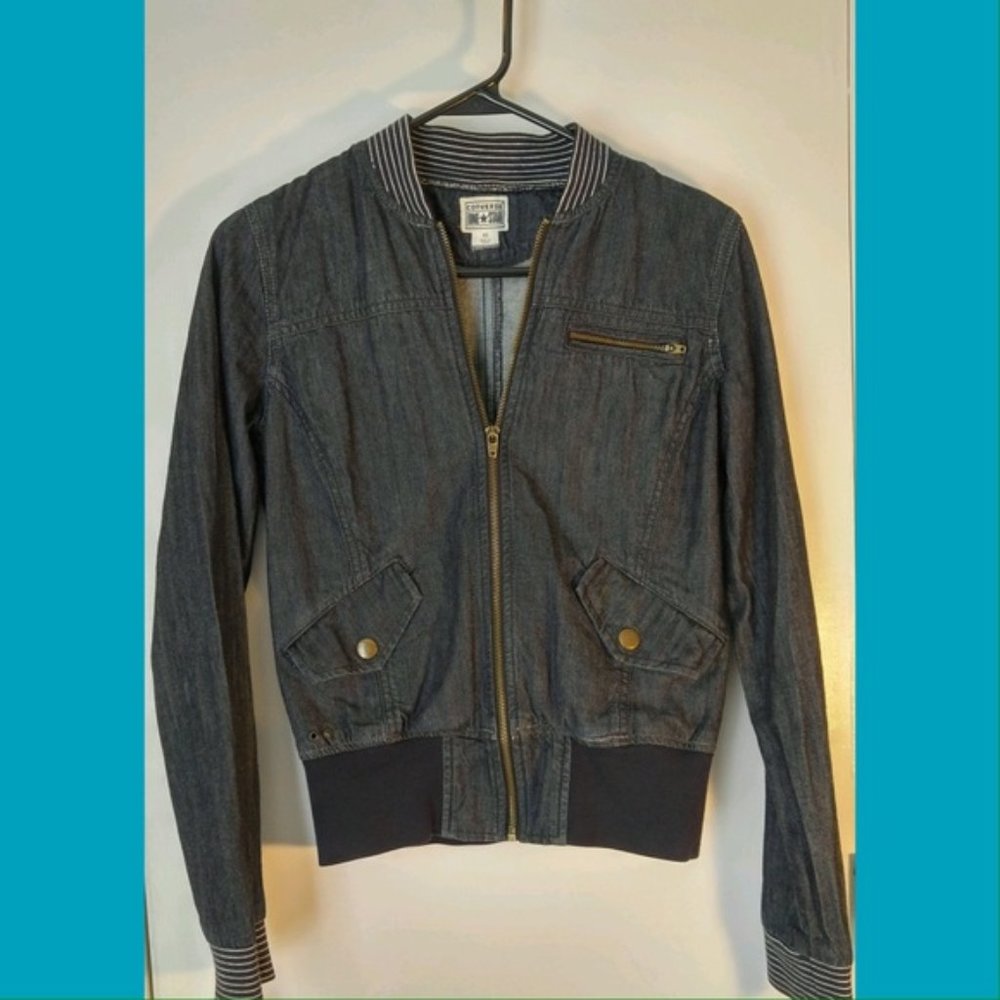 Converse Varsity Denim Jean Jacket XS